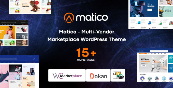 Matico-多供应商市场WordPress主题