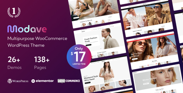 Modave-多用途WooCommerce WordPress主题