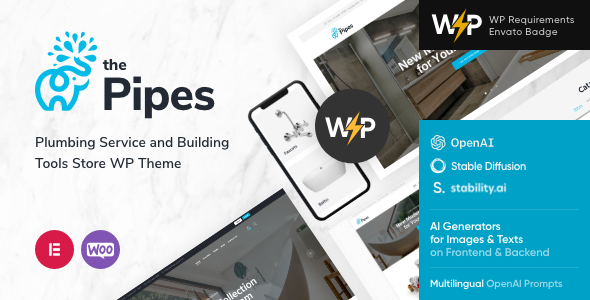 管道-水管工和建筑商WordPress主题