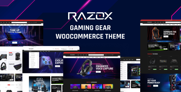 Razox-游戏装备WooCommerce主题