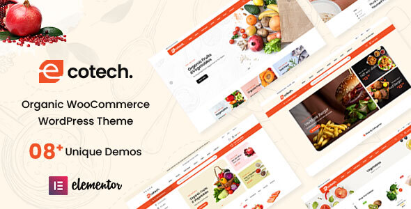 生态科技-有机、食品、多用途WooCommerce主题（RTL支持）