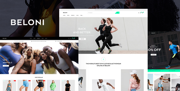 Beloni–锻炼服WooCommerce WordPress主题
