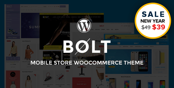 Bolt-电子、家具、健身房和时装店多用途WooCommerce WordPress主题