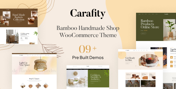 Carafity-竹手工店WooCommerce主题