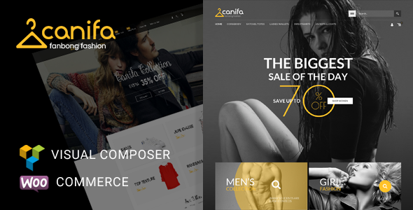 Canifa-时尚商店RTL响应式WooCommerce WordPress主题