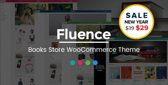 Fluence-书店多用途响应式WooCommerce WordPress主题