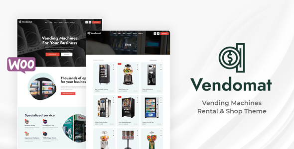 Vendomat-自动售货机WooCommerce主题