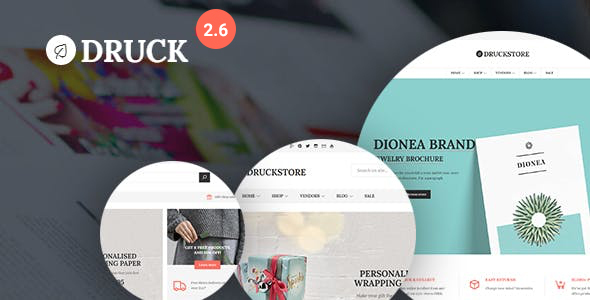 Druck-印刷店WooCommerce WordPress主题
