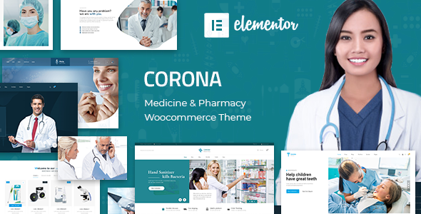 Corona |医药WooCommerce WordPress主题