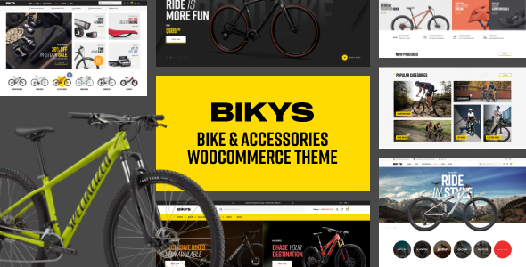 Bikys-自行车和配件Woocommerce主题