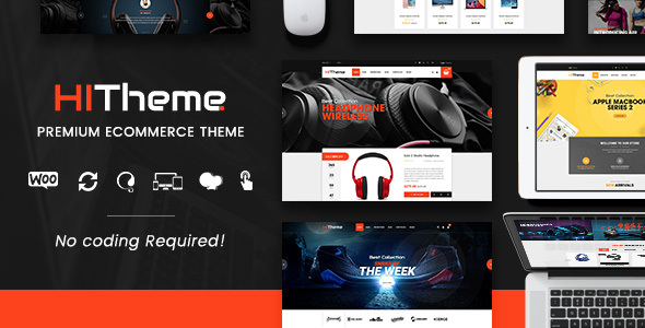 HiTheme-数字商店和时尚商店WordPress WooCommerce主题（移动布局就绪）