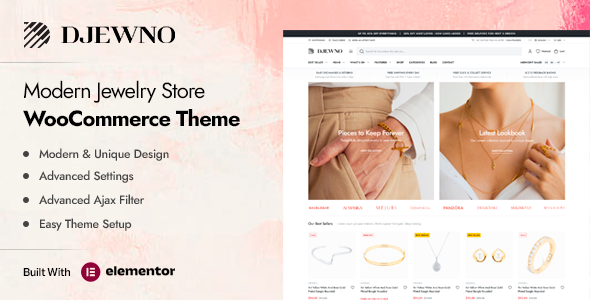 Djewno-珠宝店WooCommerce主题