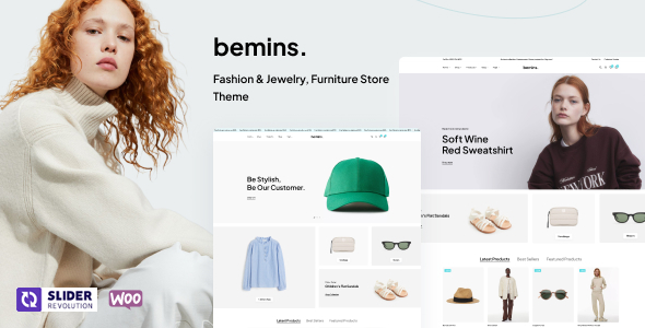 Bemins–时尚与珠宝，家具店WordPress主题