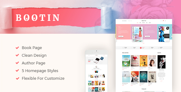 Bootin-书店WooCommerce WordPress主题