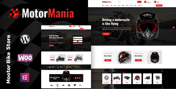 MotorMania |摩托车配件WooCommerce主题