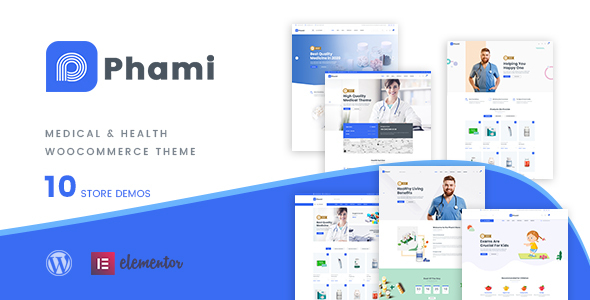 Phami–医疗与健康WooCommerce WordPress主题