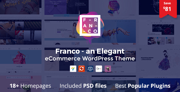 Franco-优雅的WooCommerce WordPress主题
