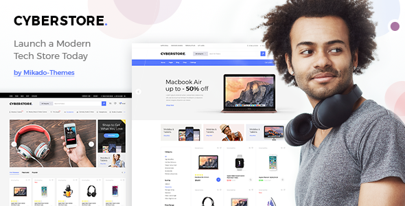 CyberStore-简单的电子商务商店WordPress主题