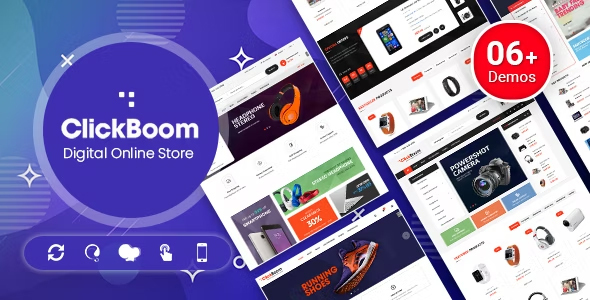 ClickBoom-数字商店WooCommerce WordPress主题（6+主页设计）