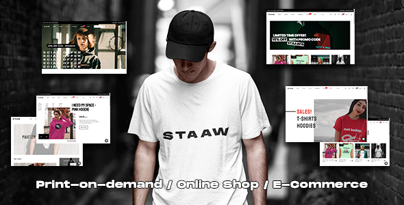 Staaw-按需打印WooCommerce主题