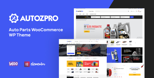 Autozpro-汽车零部件WooCommerce WordPress主题