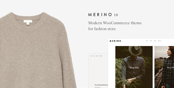 Merino |时尚商店的现代WooCommerce商店主题