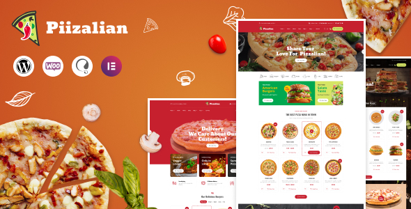 Piizalian-快餐店WordPress主题