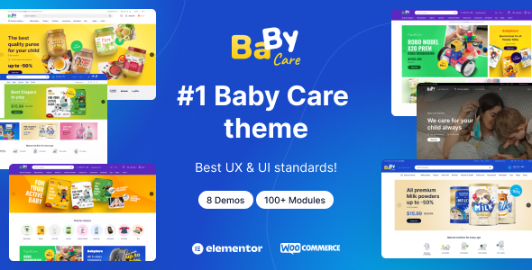 BabyCare-儿童商店WooCommerce WordPress主题