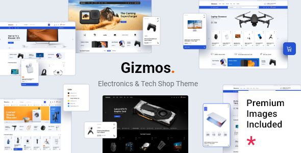 Gizmos-电子和技术商店WordPress主题