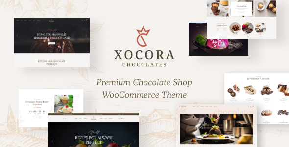 Xocora-食品烘焙WooCommerce WordPress主题