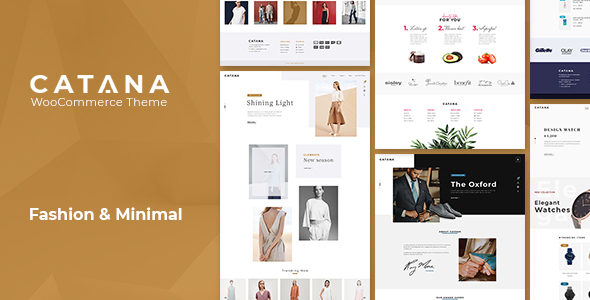 卡塔纳-时尚&最小WooCommerce WordPress主题