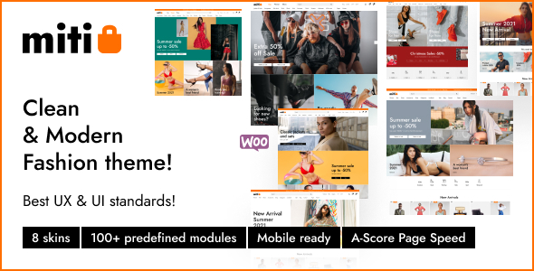Miti-Elementor时尚WooCommerce主题