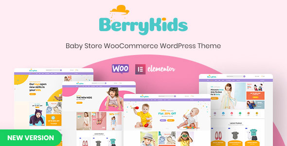 BerryKid-婴儿用品店WooCommerce WordPress主题