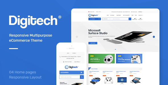 Digitech-WooCommerce WordPress的技术主题