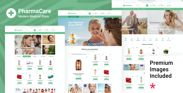 PharmaCare-药房和医疗商店WordPress主题