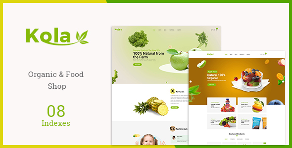 科拉-有机食品WooCommerce WordPress主题