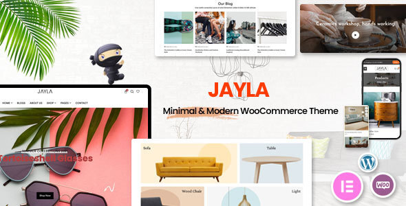 Jayla-简约现代多概念WooCommerce主题