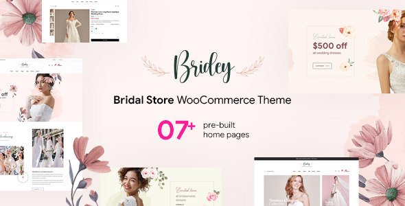 Bridey-新娘店WooCommerce WordPress主题