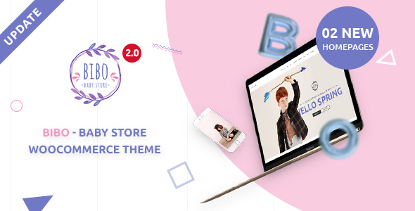 Bibo婴儿用品店和儿童用品店WooCommerce WordPress主题