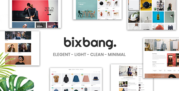 Bixbang-极简主义电子商务WordPress主题