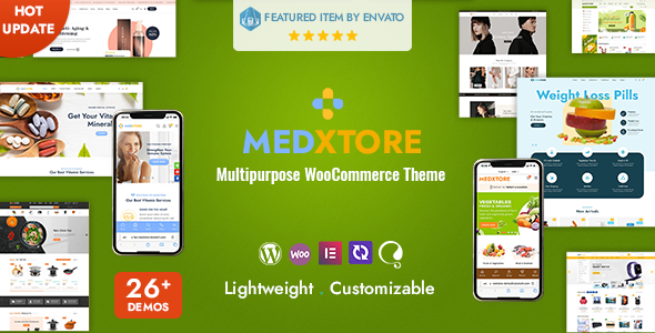 MedXtore–响应式多用途元素WooCommerce WordPress主题