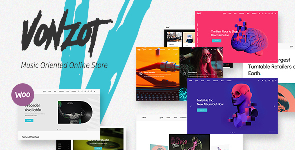 Vonzot-以音乐为导向的WooCommerce主题