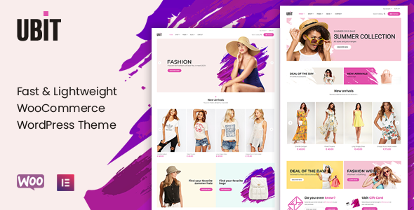 Ubit-时尚商店WooCommerce主题