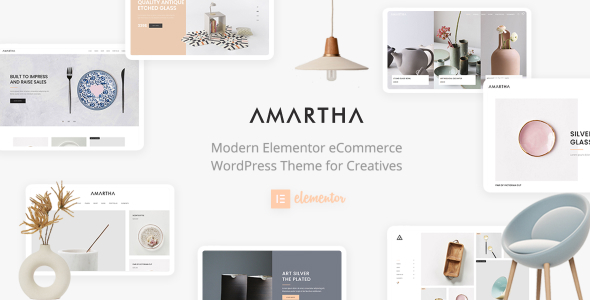 Amartha-现代元素WordPress和WooCommerce主题