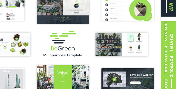 BeGreen-多用途WordPress主题植物-园林-园艺