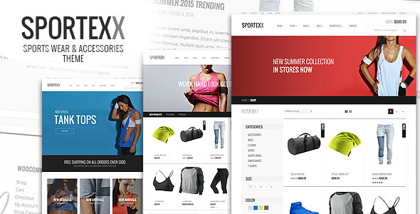 Sportexx-运动与健身时尚WooCommerce主题