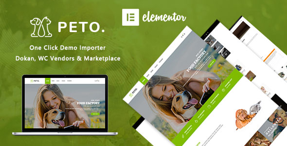 Peto |动物和宠物商店WooCommerce WordPress主题