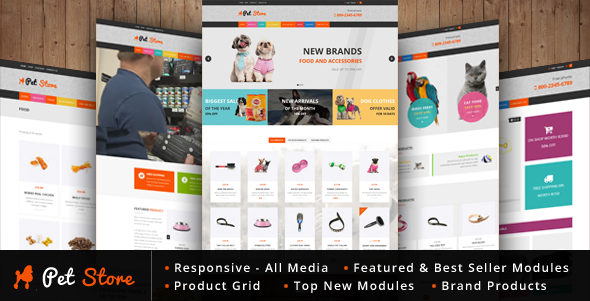 宠物商店-WordPress WooCommerce主题