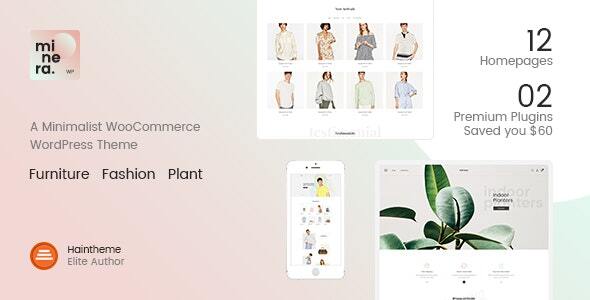 Minera-极简主义WooCommerce WordPress主题
