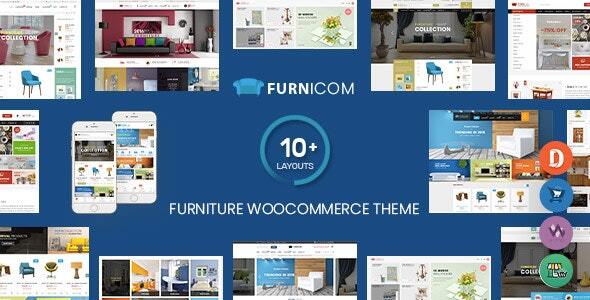 Furnicom-家具商店和室内设计WordPress WooCommerce主题（10+主页准备就绪）
